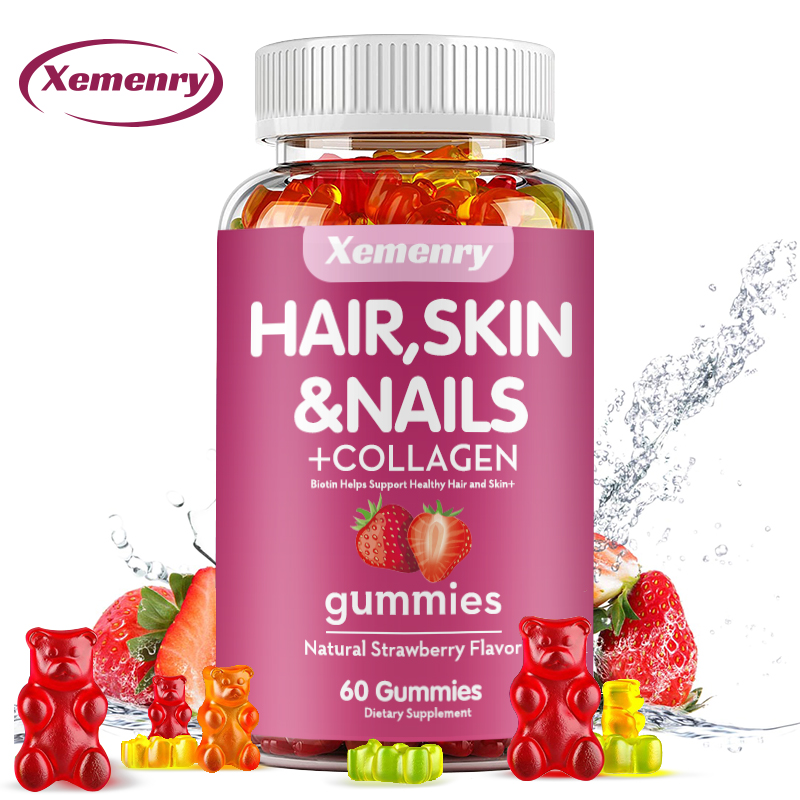Hair Care Vitamin - البيوتين وفيتامين Gummies أقصى قدر من