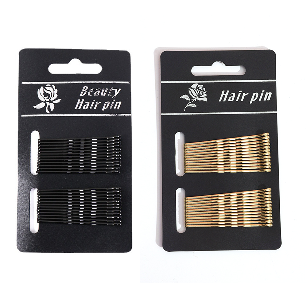 Bobby Pin Bulk - 24 قطعة/المجموعة الأسود بوبي دبابيس متعددة