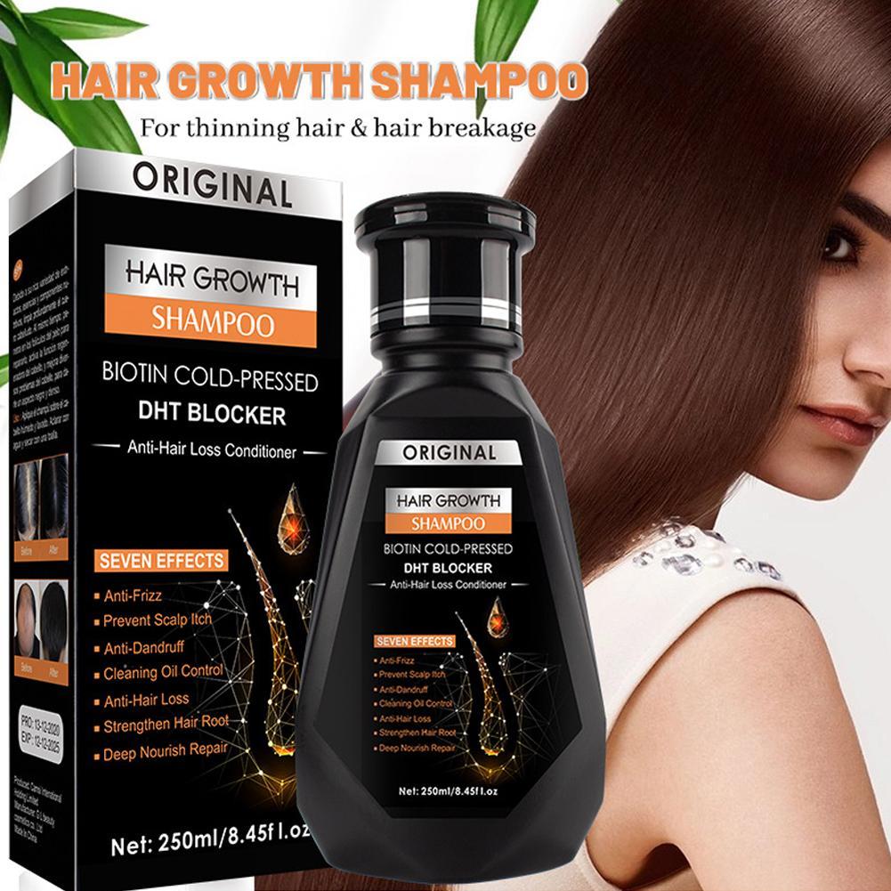 Hair Care Vitamin - 250 مللي شامبو البيوتين مع فرشاة