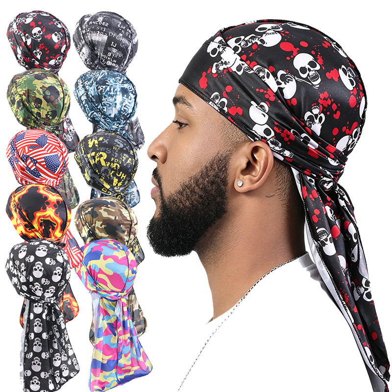 Satin Hair Bonnet - 3 قطع قبعات دوراج عصرية طويلة