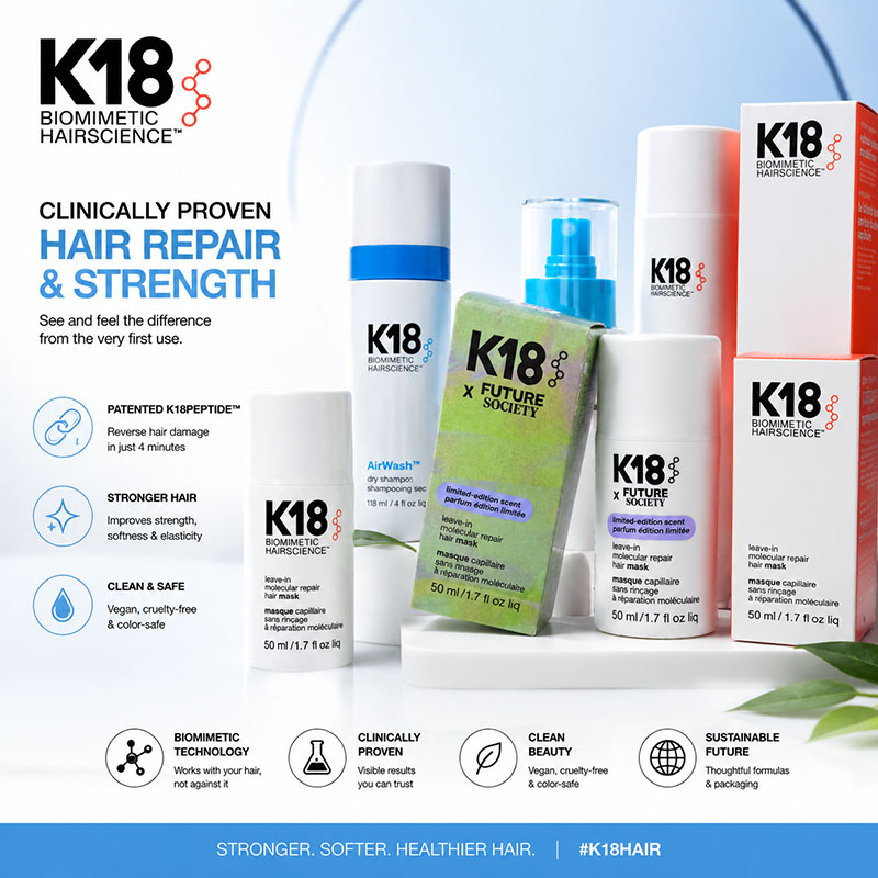 Hair Care K18 - قناع الشعر الجزيئي الجديد K18 بحجم