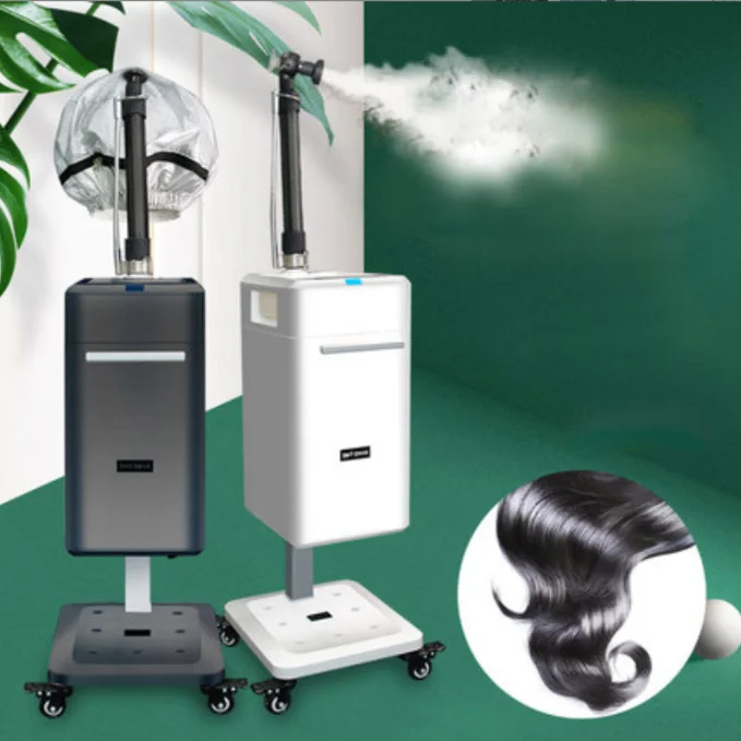 Hair Care In Salon - جهاز بخار احترافي للشعر مع غطاء،