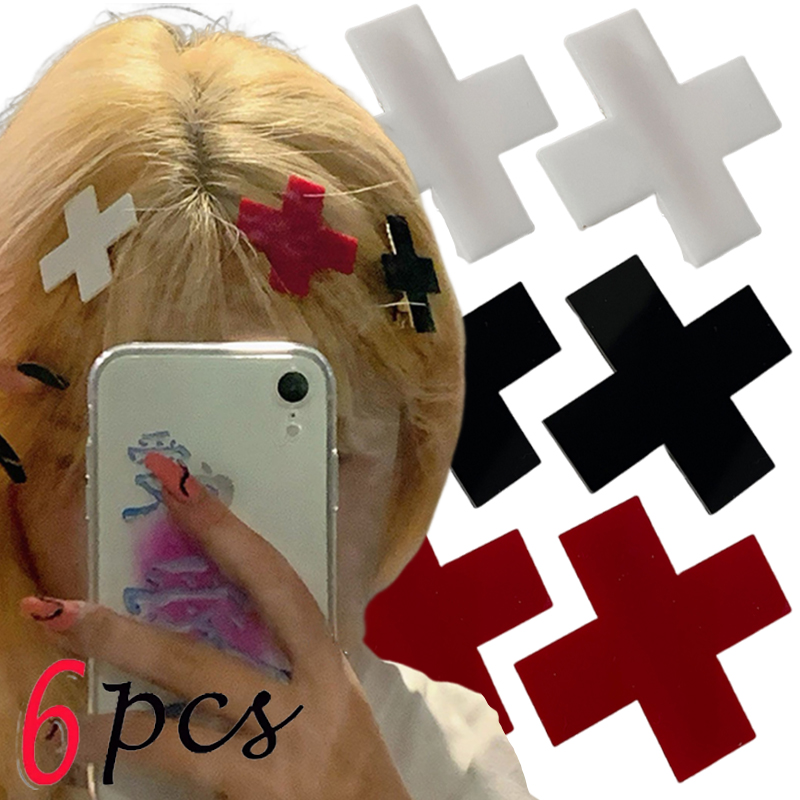 Bobby Pin Bulk - مقطع شعر أحمر متقاطع للفتيات ،