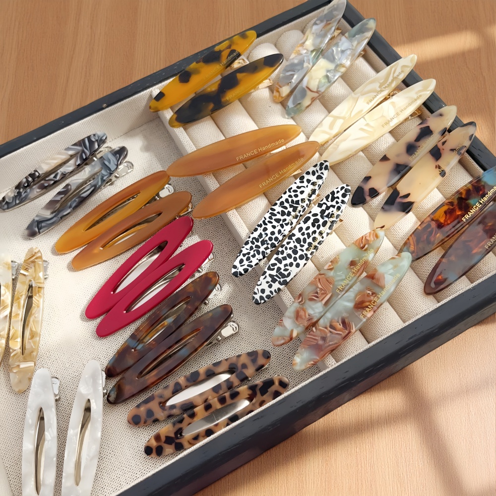 2 قطعة/المجموعة أنيقة خلات الب - مراجعة Bobby Pin Bulk وسعره