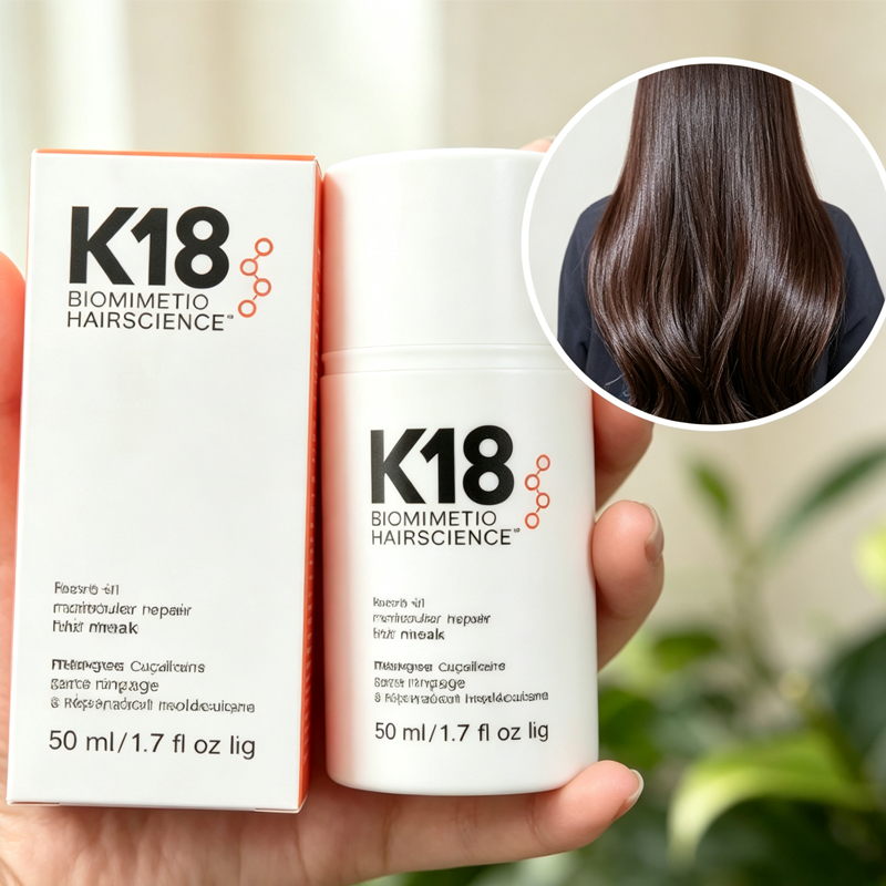 شامبو وبلسم للشعر K18 سعة 50 م - مراجعة Hair Care K18 وسعره