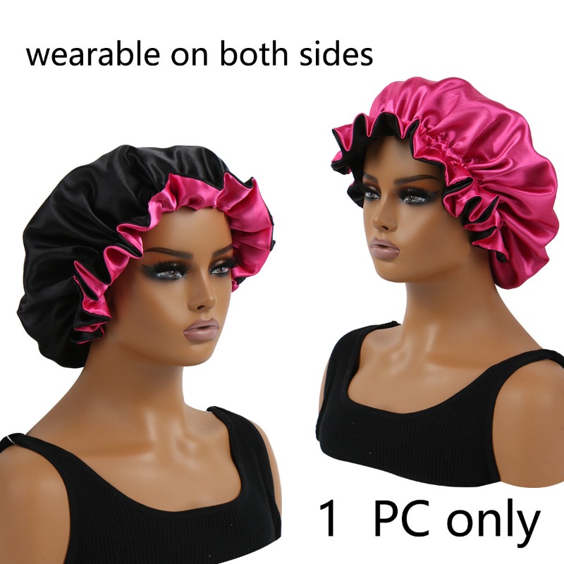 قبعة استحمام من الساتان قابلة  - مراجعة Satin Hair Bonnet وسعره