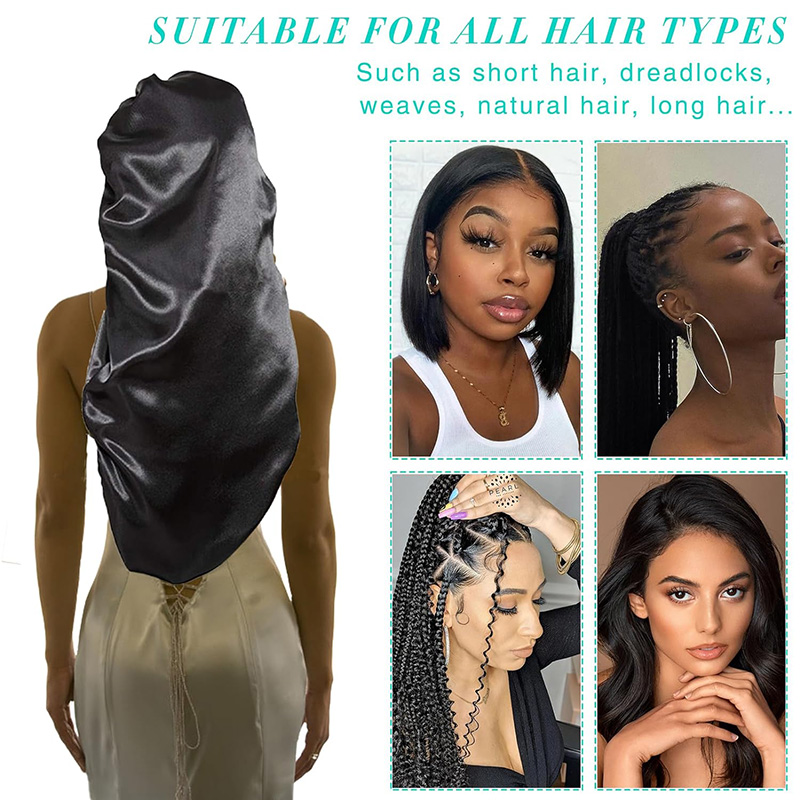 بلون Bowknot جديلة بونيه الكلا - مراجعة Satin Hair Bonnet وسعره