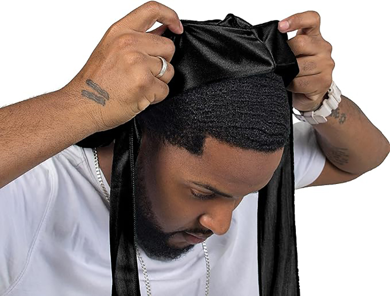 3 قطعة/الوحدة طويلة Durag الحر - مراجعة Satin Hair Bonnet وسعره