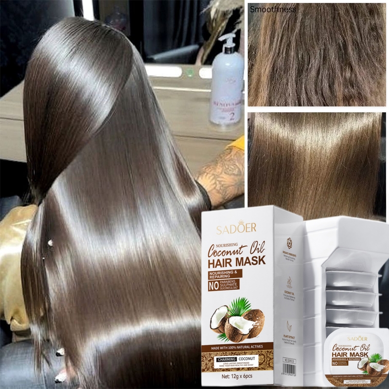 علاج الكيراتين للشعر، قناع ترط - مراجعة Keratin Treatment Set وسعره