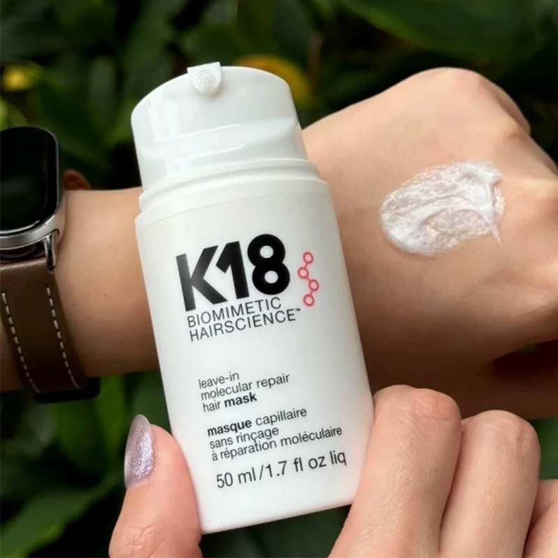قناع الشعر الجزيئي لإصلاح الشع - مراجعة Hair Care K18 وسعره