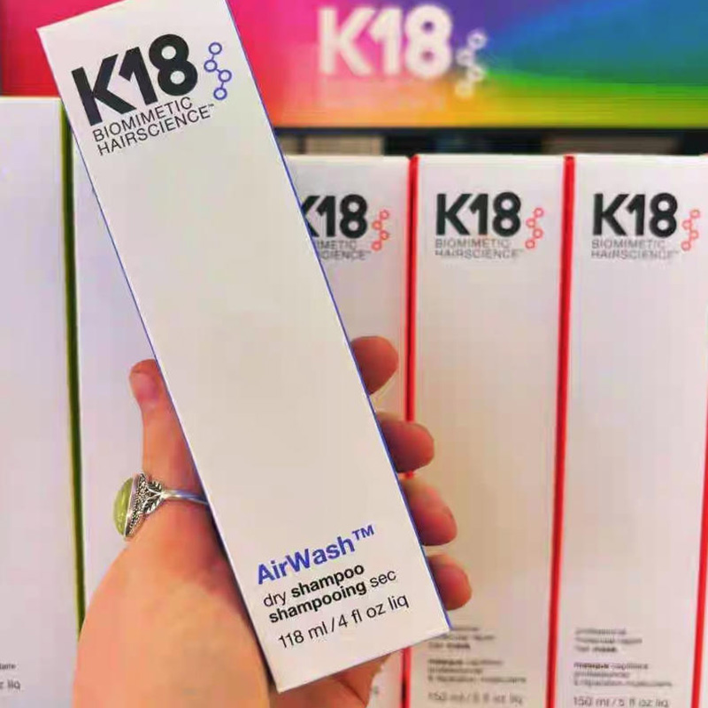شامبو جاف أصلي K18 AirWash سعة - مراجعة Hair Care K18 وسعره