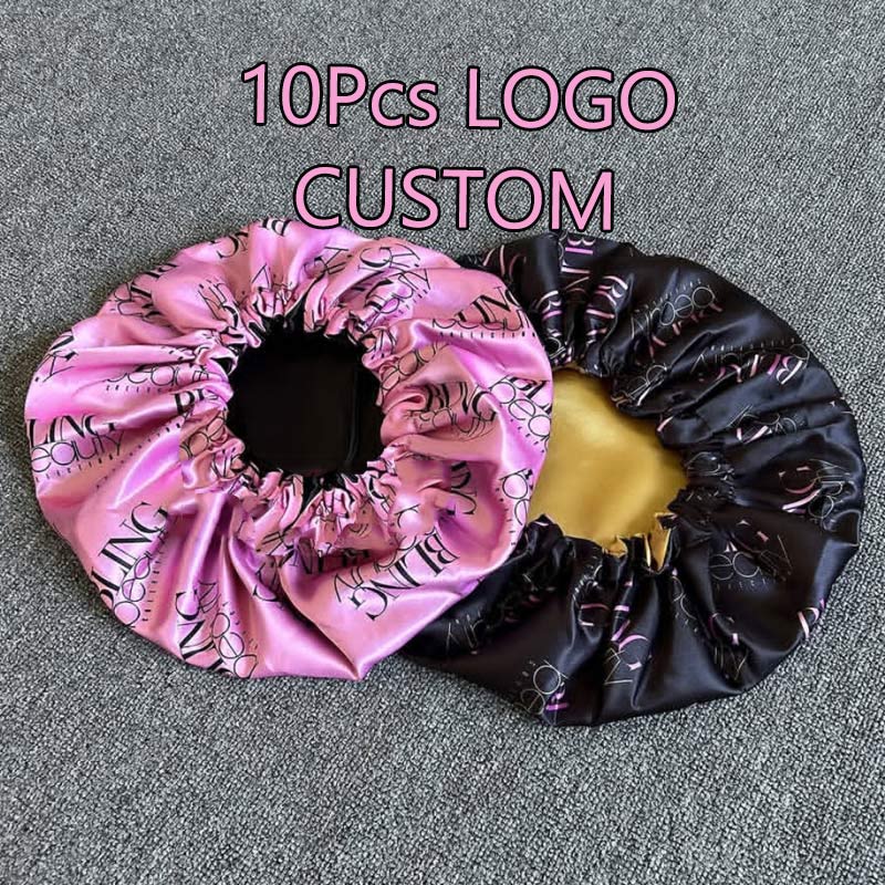 قبعات نوم حريرية مخصصة، قبعات  - مراجعة Satin Hair Bonnet وسعره