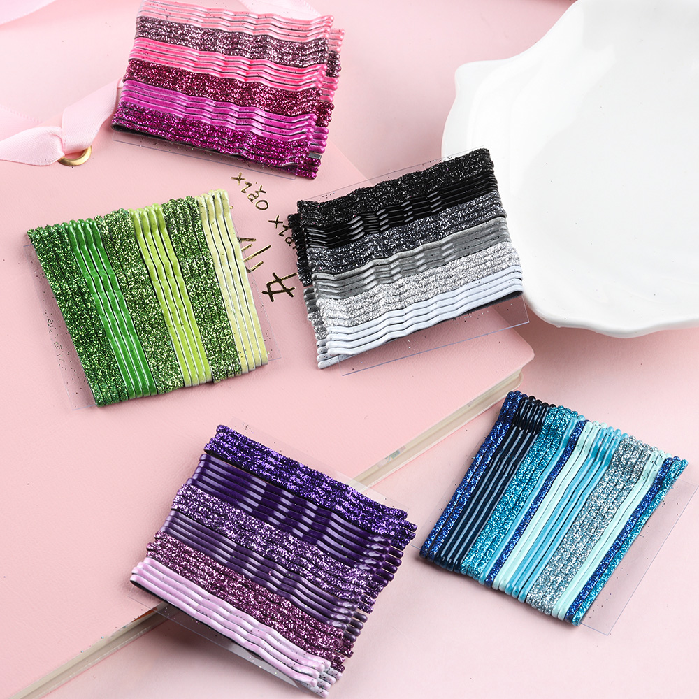 متموج مقاطع الشعر لفتاة وامرأة - مراجعة Bobby Pin Bulk وسعره