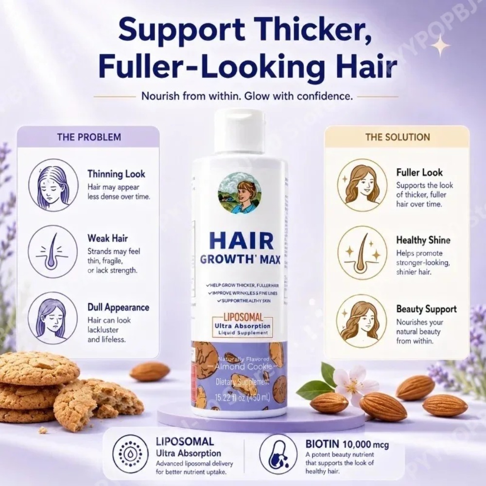 سائل نمو الشعر بالليبوسومات، م - مراجعة Hair Care Vitamin وسعره
