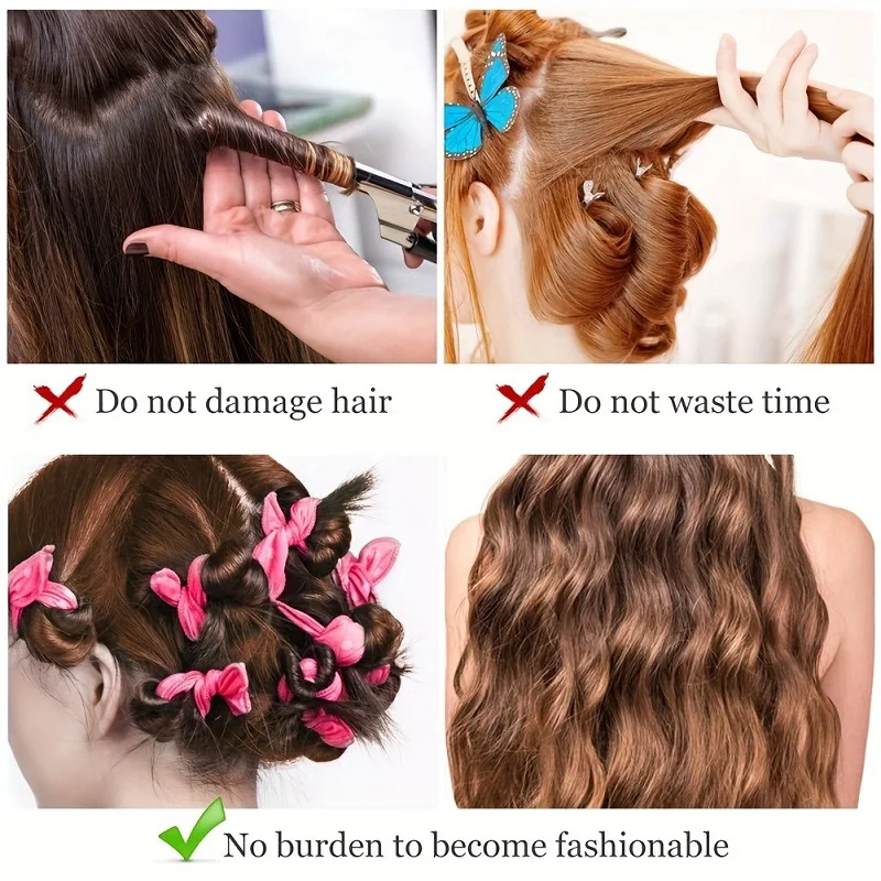 11 قطعة مجموعة تجعيد الشعر بكر - مراجعة Satin Hair Bonnet وسعره