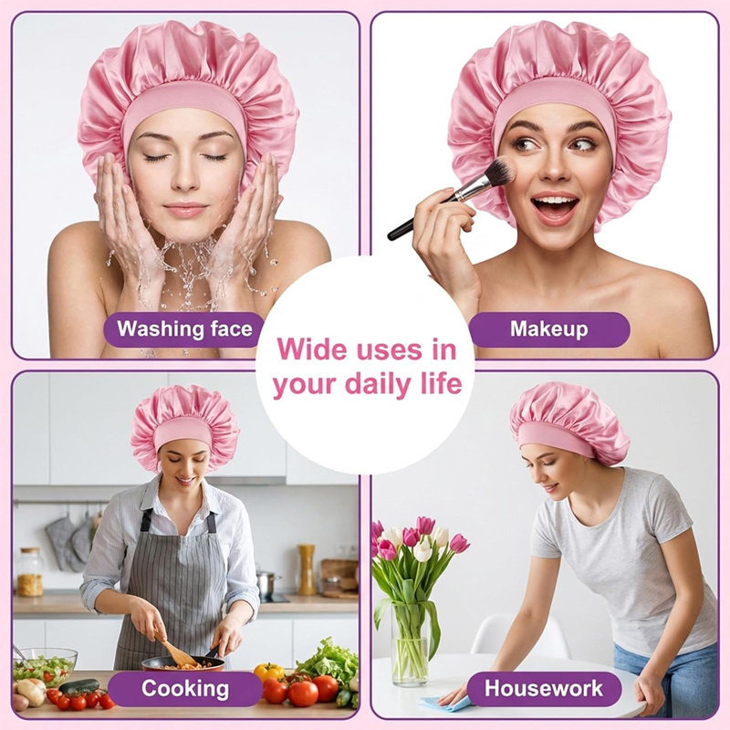مجموعة أدوات تصفيف الشعر الاحت - مراجعة Satin Hair Bonnet وسعره